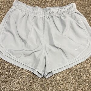 Nike Women's Light Gray Athletic Shorts